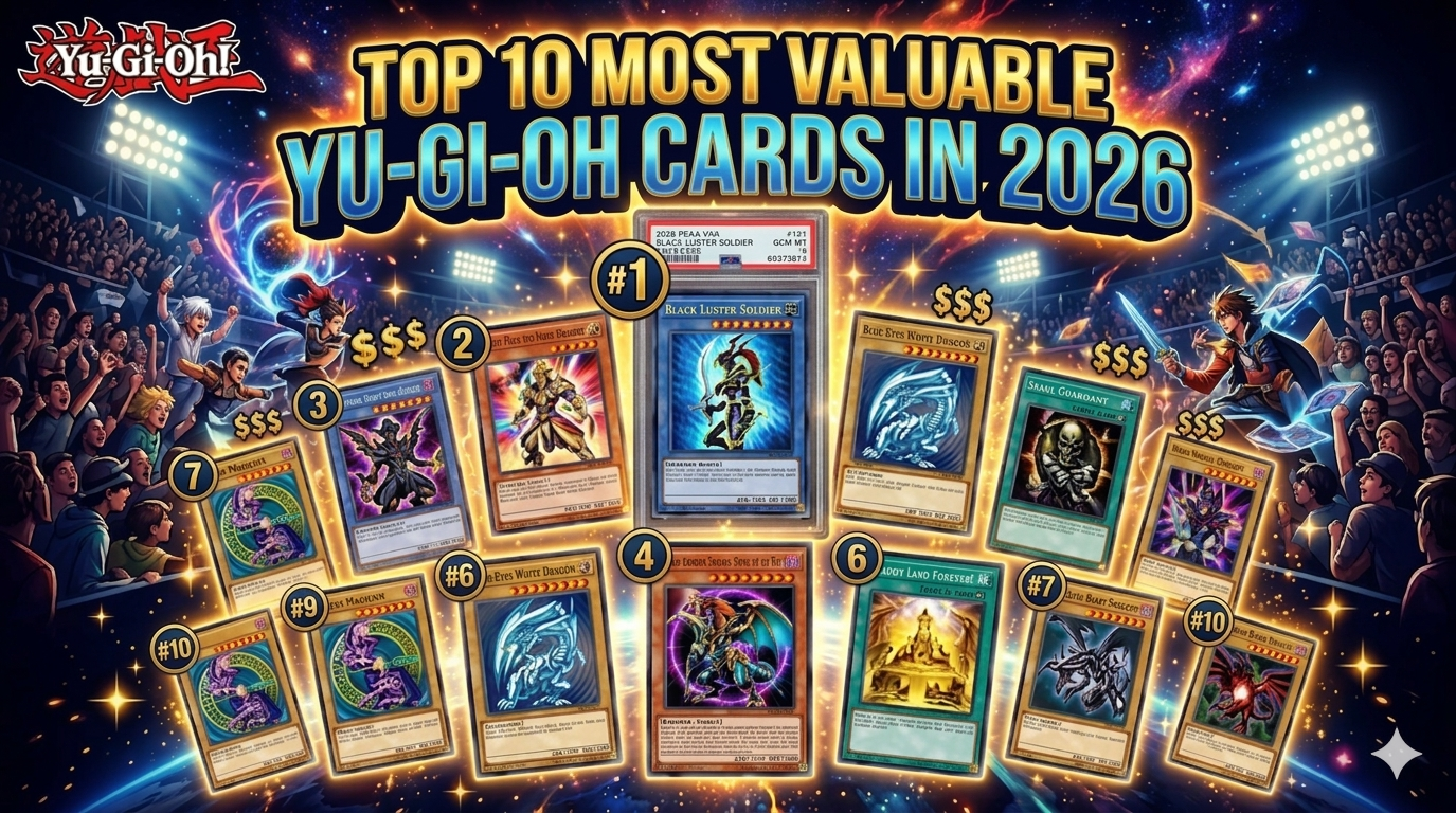 Top 10 Most Valuable Yu-Gi-Oh Cards 2026 - Investment Guide for Collectors